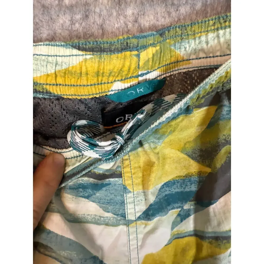 Orvis Mens Ultralight Trout Bum Mesh Lined Back Pocket Swimming Trunks - Large